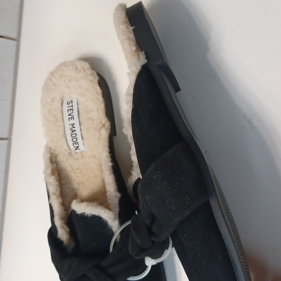 Steve Madden Chart black women's Mules $100 NEW - Picture 4 of 6